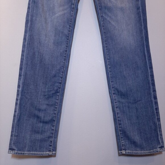 Fidelity Rocco Straight Jeans Blue Opal Vintage Wash Slim Stretch Denim Size 24 - Picture 4 of 14